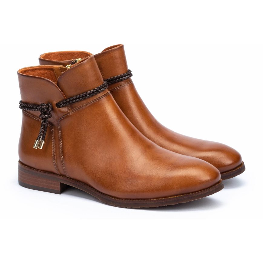 Women's Pikolinos ROYAL W4D-8908 Ankle Boots Brown | NZ Z3057Q9